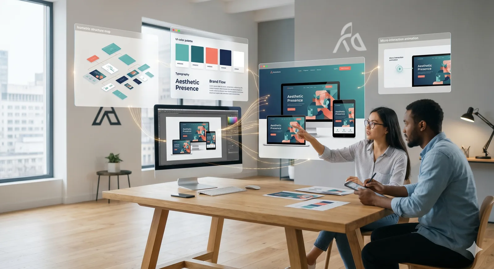 Modernes Webdesign und digitale Markenpräsenz